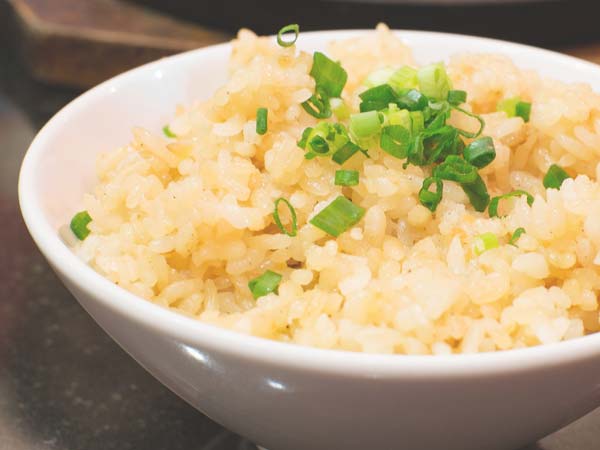 garlic pilau rice