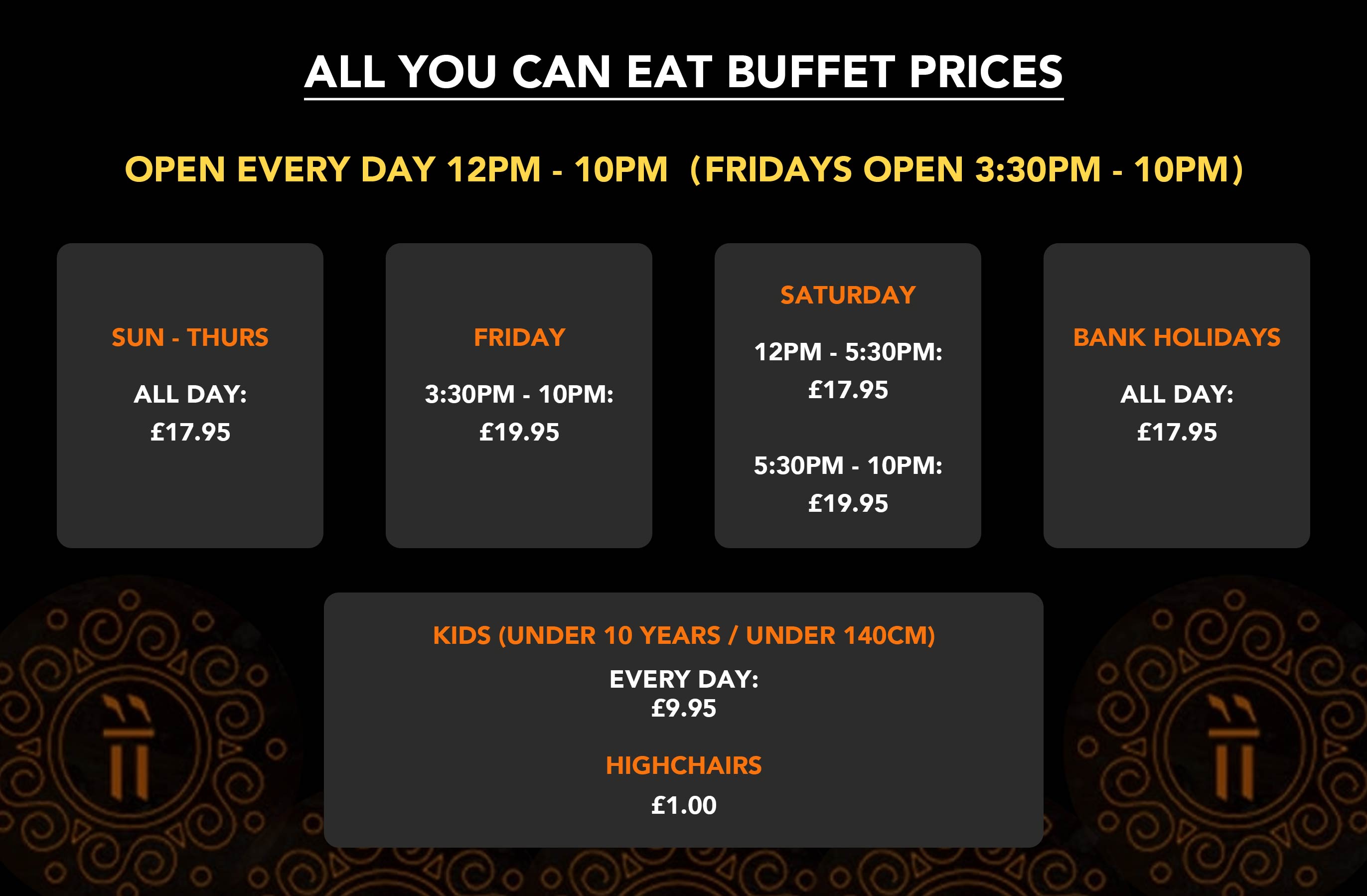 India India Buffet Swansea Buffet Prices